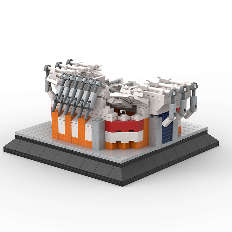 Miniature model of Manchester United Stadium