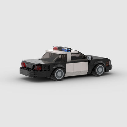 Ford Crown Victoria Classic Police Card Model