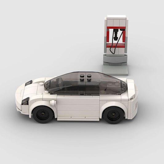 White Tesla Model 3