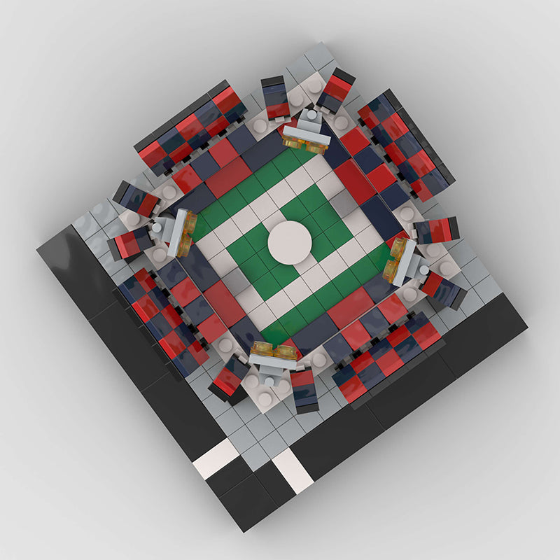 Mini football field in modular city