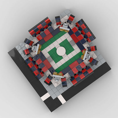 Mini football field in modular city