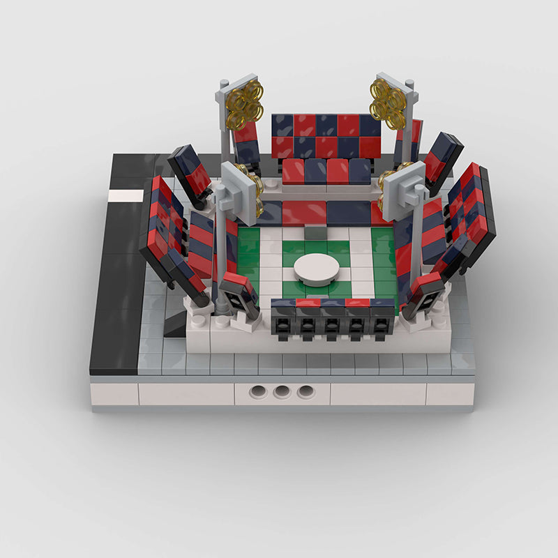 Mini football field in modular city