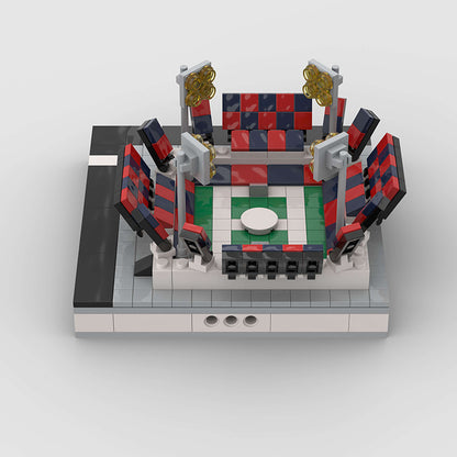 Mini football field in modular city