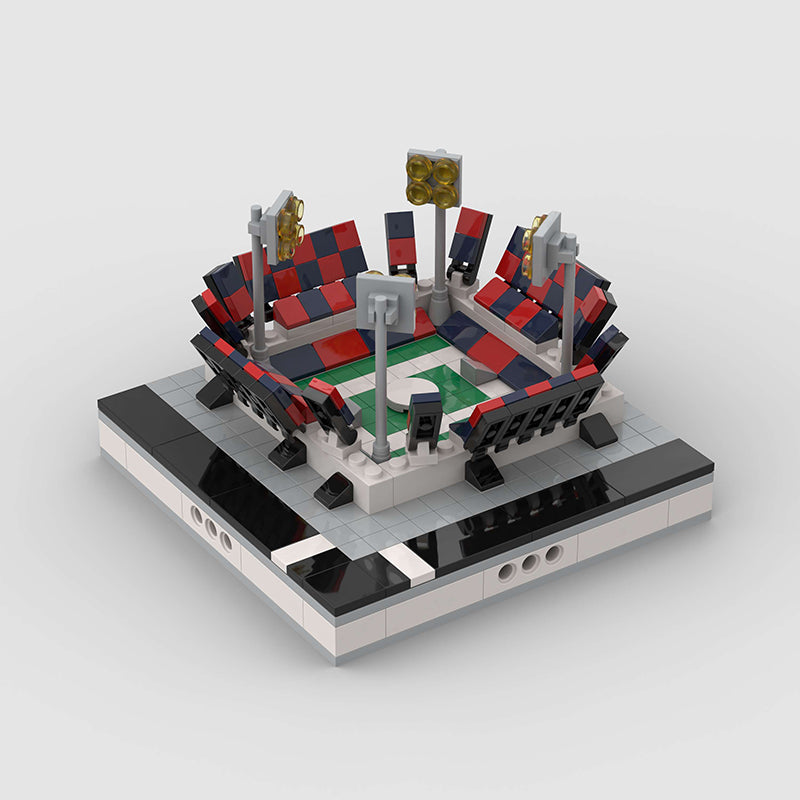 Mini football field in modular city