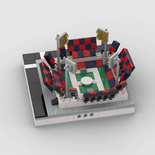 Mini football field in modular city